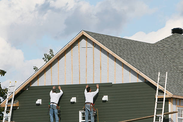 Professional Emergency Siding Repair technician working in Clarksburg, WV